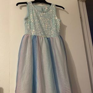 Cat & Jack Girls Sequin Ombré Dress size XL (14-16)